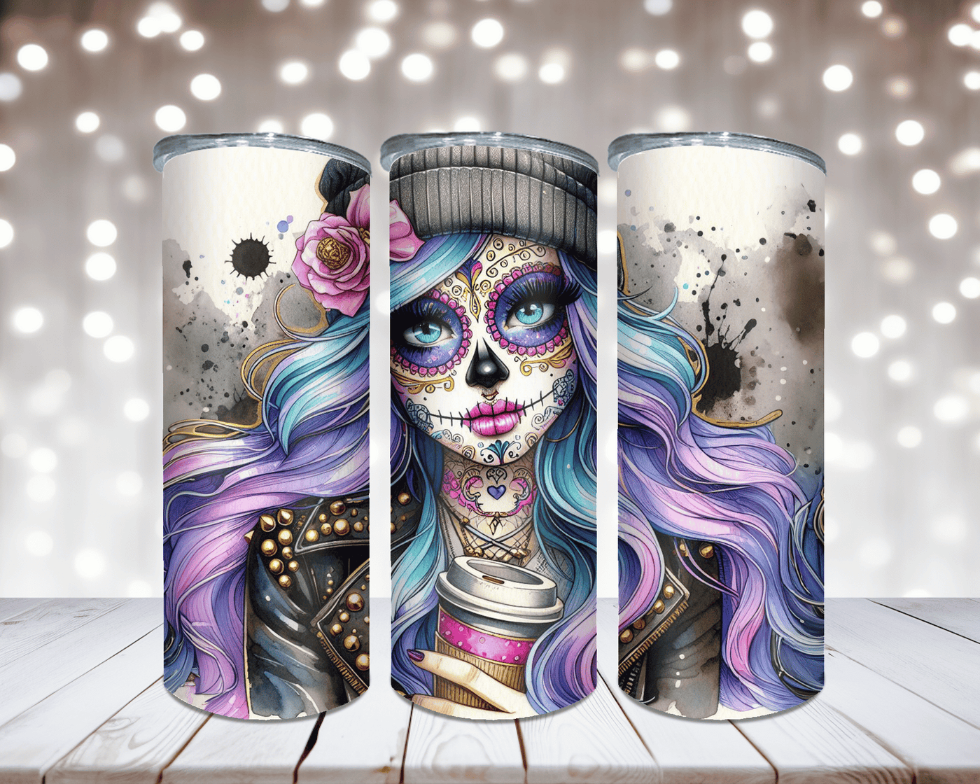 Thermobecher „Sugar Skull Girl Sweet 2“