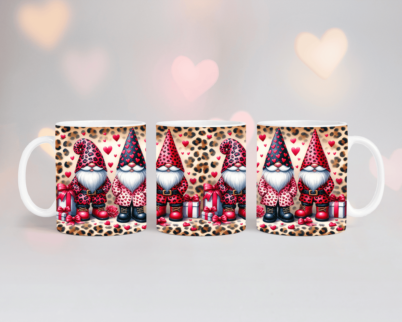 Thermobecher/Tumbler/Tasse Love – 3 Genom, Rot & Geschenk
