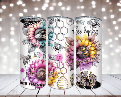 Thermobecher Sonnenblume & Biene – Be Happy