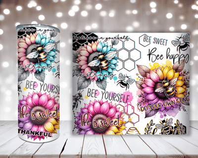 Thermobecher Sonnenblume & Biene – Be Happy