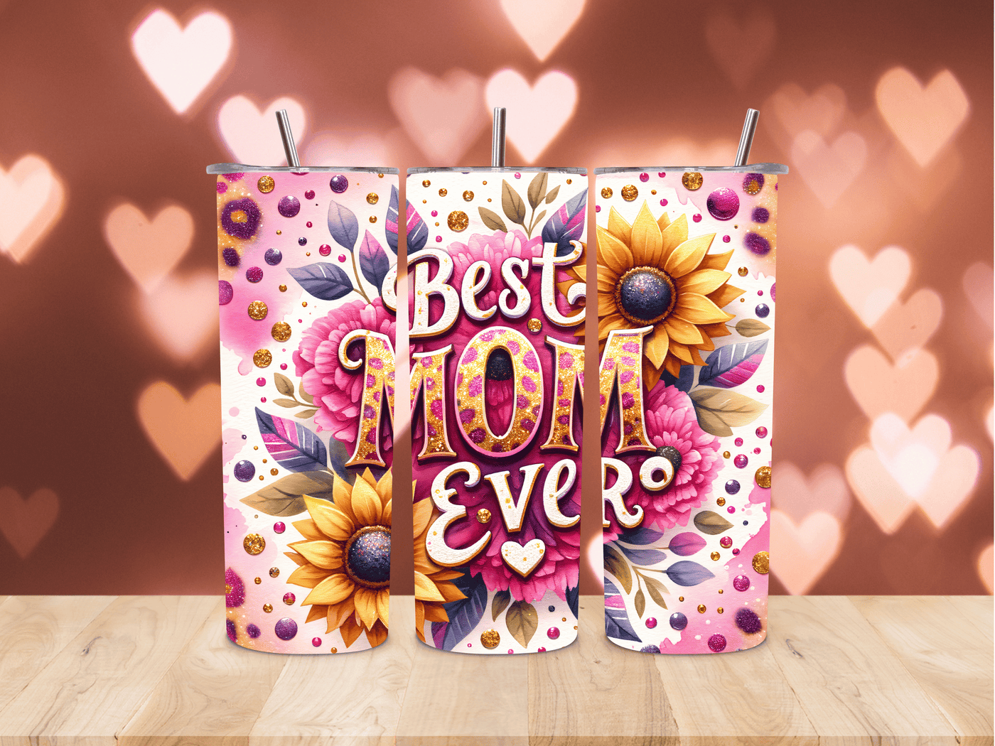 Thermobecher „Best Mom Ever 2– Perfekt für unterwegs