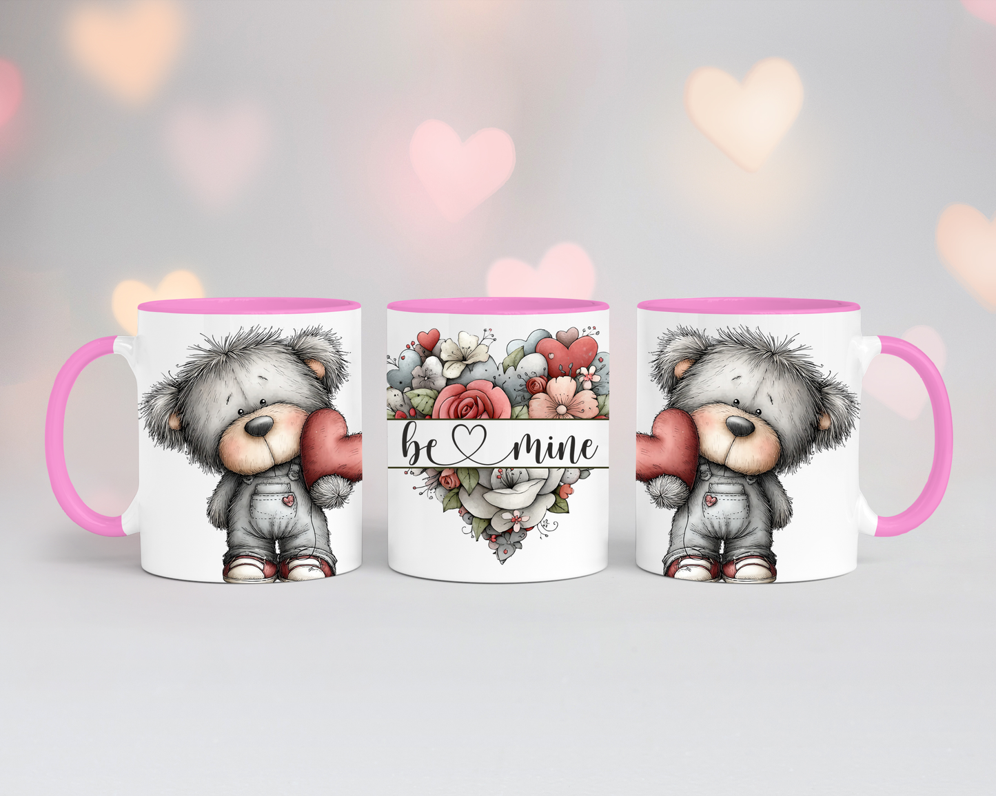 Valentinstags Tasse Teddybär Be Mine