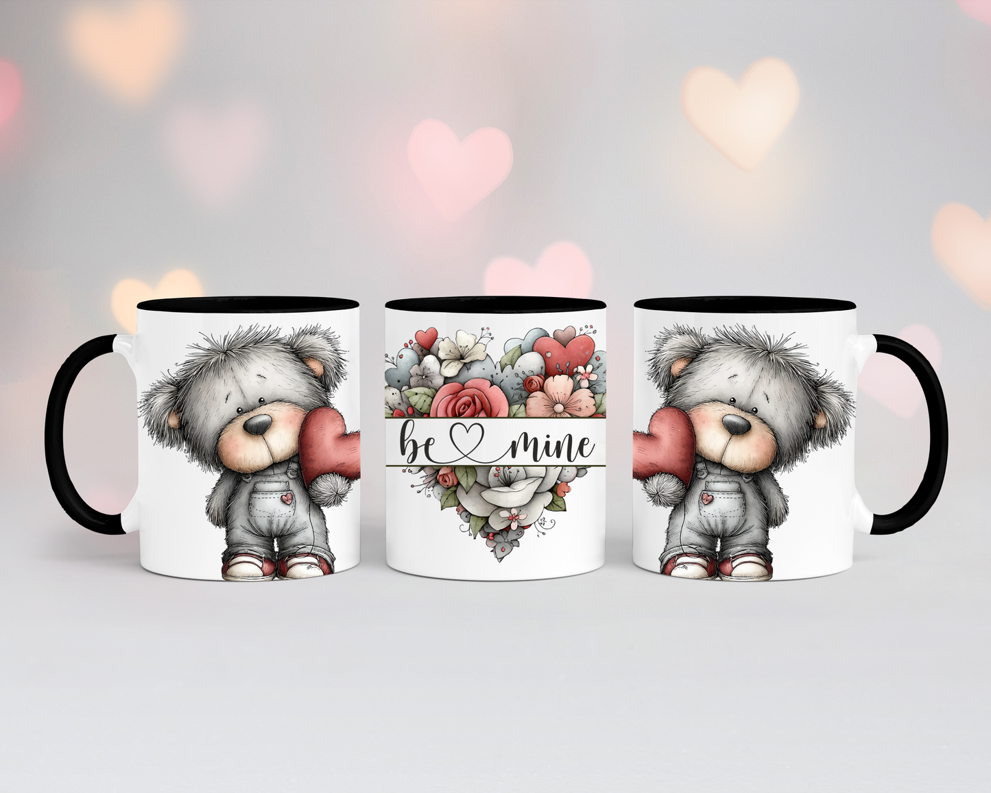 Valentinstags Tasse Teddybär Be Mine
