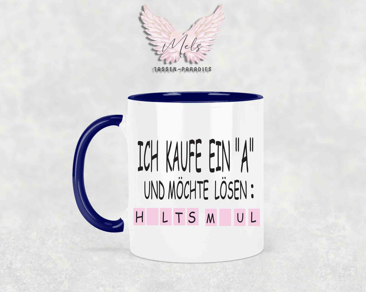 Ich kaufe ein "a" und möchte lösen - Personalisierte Tassen mit und ohne Name