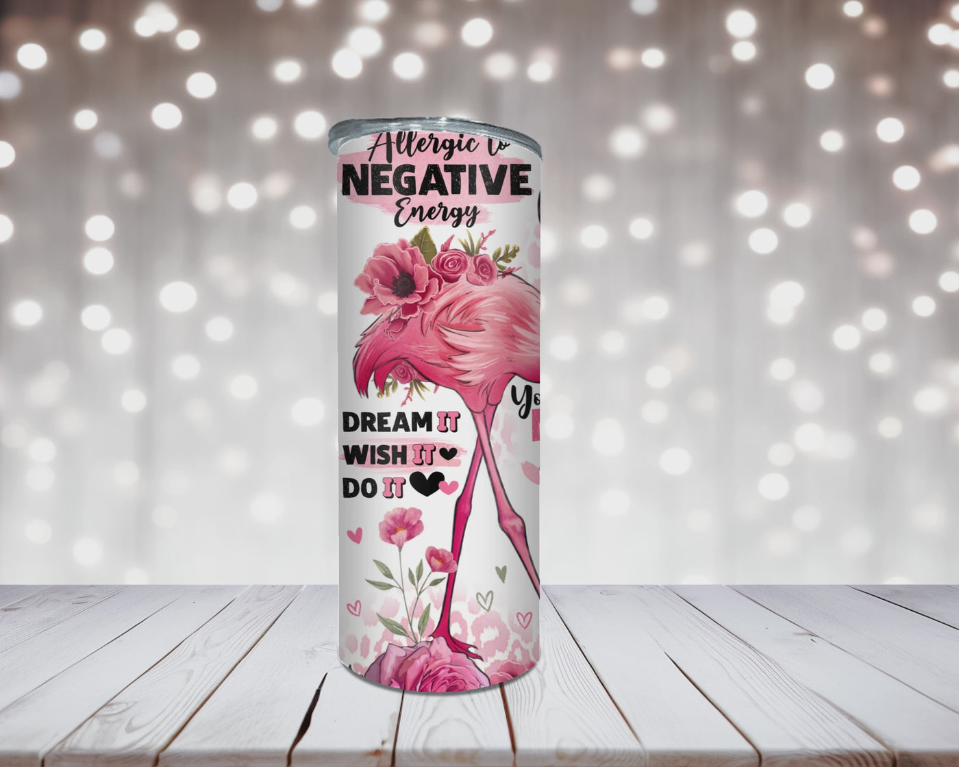 Thermobecher Flamingo, Rosen – Be Pretty