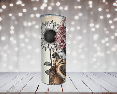 Thermobecher „Flower Power Woman Design 2“