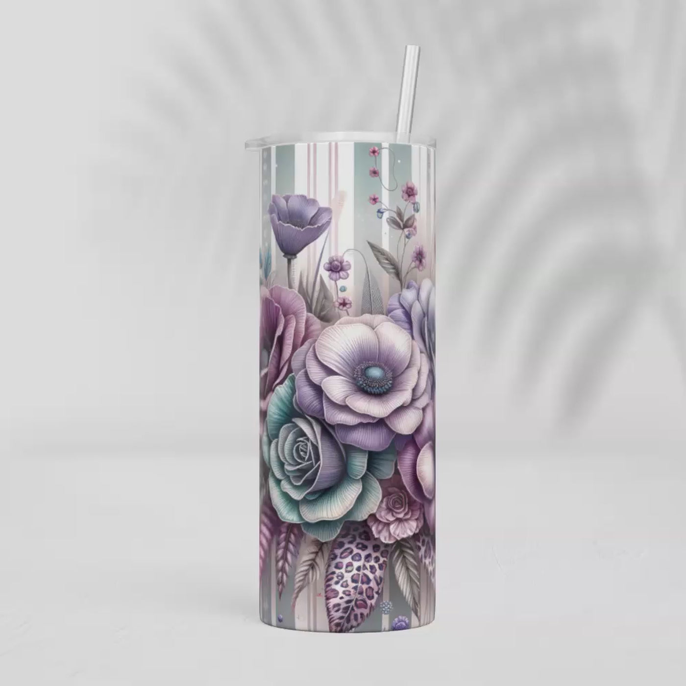 Thermobecher „Blumenstrauß Leopard"