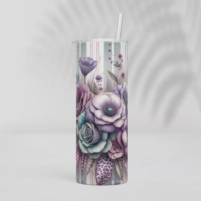 Thermobecher „Blumenstrauß Leopard"