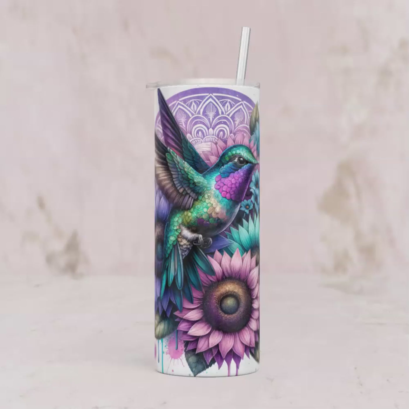 Thermobecher Kolibri & Sonnenblume