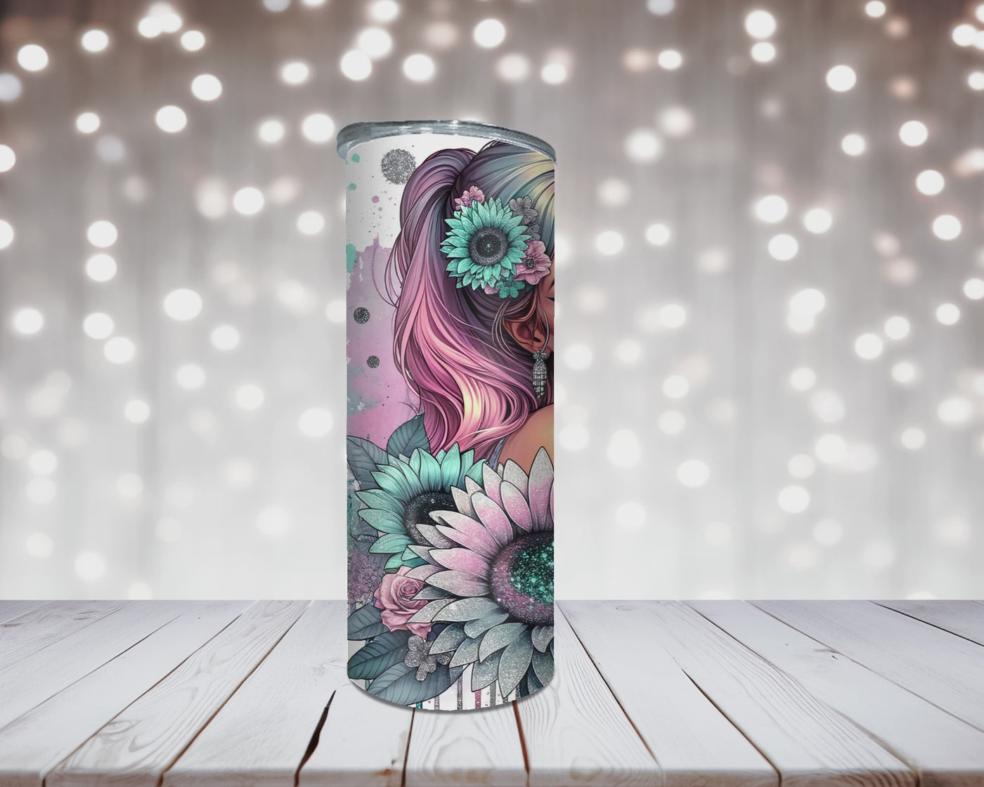 Thermobecher „Woman Mittelfinger und Dramatic“