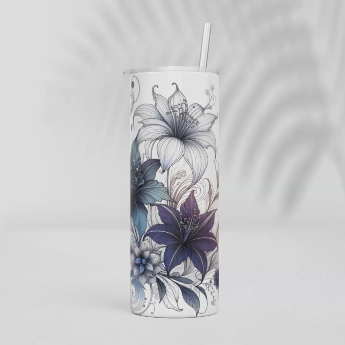 Thermobecher „Tiger Lilly Blumen"