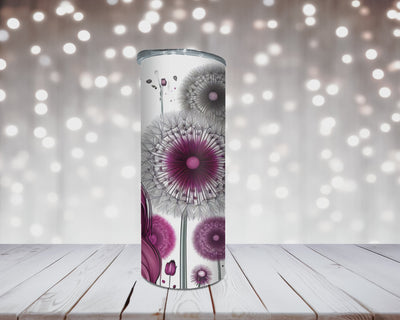Thermobecher Sugar Skull Girl mit Pusteblume
